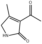 2H-Pyrrol-2-one, 3-acetyl-1,5-dihydro-4-methyl- (9CI) Structure