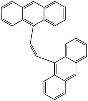 (Z)-1,2-Bis(9-anthryl)ethene Structure
