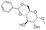 METHYL 4,6-O-BENZYLIDENE-ALPHA-D-GLUCOPYRANOSIDE Struktur