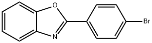 2-(4-ブロモフェニル)ベンゾオキサゾール 化学構造式