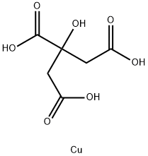 くえん酸銅(II)(2:3) 化学構造式