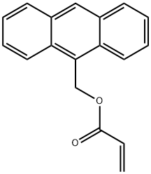 アクリル酸9-アントリルメチル 化学構造式