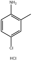 4-氯-邻甲苯胺盐酸盐, 3165-93-3, 结构式