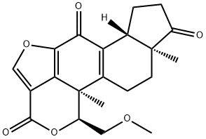 11-desacetoxywortmannin Structure