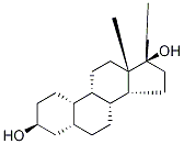 (3β,5β,17α)-19-Norpregnane-3,17-diol Structure