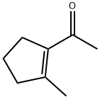 1-乙酰基-2-甲基-1-环戊烯 结构式