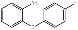 2-(4-氟苯氧基)苯胺 结构式