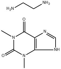 アミノフィリン 化学構造式