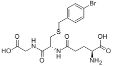 S-(4-bromobenzyl)glutathione Structure