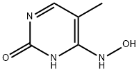 2,4(1H,3H)-Pyrimidinedione, 5-methyl-, 4-oxime (9CI) 结构式