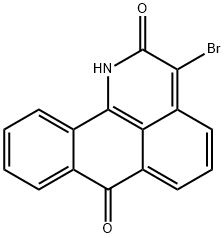 3-bromo-1H-dibenzo[de,h]quinoline-2,7-dione Struktur