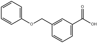 3-(フェノキシメチル)安息香酸 化学構造式