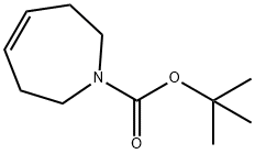 (Z)-2,3,6,7-テトラヒドロアゼピン-1-カルボン酸TERT-ブチル 化学構造式