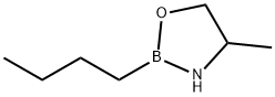 2-ブチル-4-メチル-1,3,2-オキサザボロリジン 化学構造式