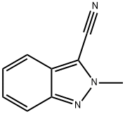 3-CYANO-2-METHYL-2H-INDAZOLE Struktur
