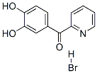 (3,4-dihydroxyphenyl) 2-pyridyl ketone hydrobromide Struktur