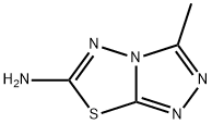 3-甲基-[1,2,4]三唑并[3,4-B][1,3,4]噻二唑-6-胺 结构式