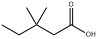 3,3-二甲基戊酸 结构式