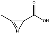 3-メチル-2H-アジリン-2-カルボン酸 化学構造式