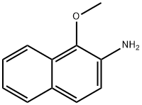 1-Methoxy-2-naphthalenamine 结构式