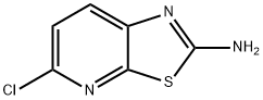 5-クロロチアゾロ[5,4-B]ピリジン-2-アミン 化学構造式