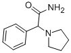 2-phenyl-2-pyrrolidin-1-ylacetamide Struktur