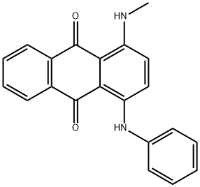 1-(methylamino)-4-(phenylamino)anthraquinone 结构式