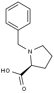1-苄基-L-脯氨酸 结构式