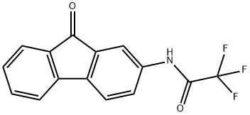 2,2,2-TRIFLUORO-N-(9-OXOFLUOREN-2-YL)ACETAMIDE Structure