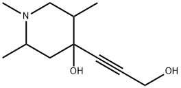 4-(3-Hydroxy-1-propynyl)-1,2,5-trimethyl-4-piperidinol Structure