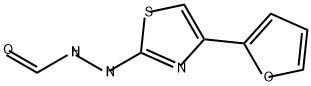 N'-[4-(2-Furyl)-2-thiazolyl]formhydrazide 结构式