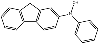 N-(9H-Fluoren-2-yl)-N-phenylhydroxylamine 结构式
