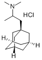 1-(2-Dimethylaminopropyl)adamantane hydrochloride Struktur