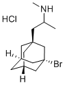 3-Bromo-1-(2-methylaminopropyl)adamantane hydrochloride 结构式