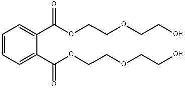 Phthalic acid bis[2-(2-hydroxyethoxy)ethyl] ester Structure
