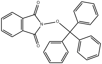 N-(トリフェニルメトキシ)フタルイミド 化学構造式