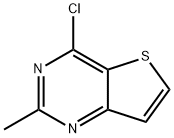 4-氯-2-甲基-噻吩[3,2-D]嘧啶 结构式