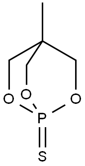 4-Methyl-2,6,7-trioxa-1-phosphabicyclo[2.2.2]octane-1-thione Structure
