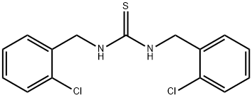 1,3-Bis(o-chlorobenzyl)thiourea 结构式