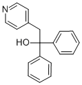1,1-diphenyl-2-pyridin-4-yl-ethanol Structure