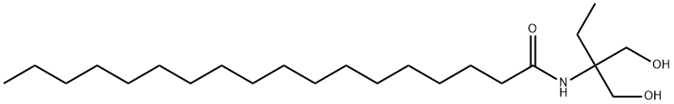 N-[1,1-ビス(ヒドロキシメチル)プロピル]オクタデカンアミド 化学構造式
