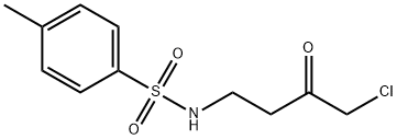 p-Toluenesulfonamide, N-(4-chloro-3-oxobutyl)- Structure