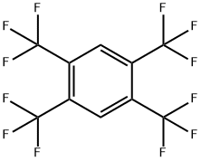1,2,4,5-テトラキス(トリフルオロメチル)ベンゼン 化学構造式