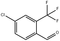 4-クロロ-2-(トリフルオロメチル)ベンズアルデヒド 化学構造式