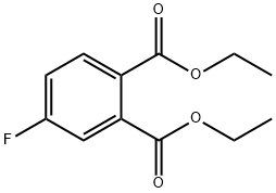 diethyl 4-fluorobenzene-1,2-dicarboxylate Struktur