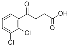 4-(2,3-DICHLOROPHENYL)-4-OXOBUTYRIC ACID, 32003-41-1, 结构式