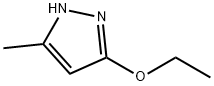 3-エトキシ-5-メチル-1H-ピラゾール 化学構造式