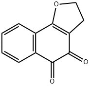 2,3-ジヒドロナフト[1,2-b]フラン-4,5-ジオン 化学構造式