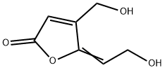 5-(2-羟基亚乙基)-4-(羟基甲基)-2(5H)-呋喃酮, 32013-85-7, 结构式
