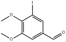 4,5-二甲氧基-3-碘苯甲醛, 32024-15-0, 结构式